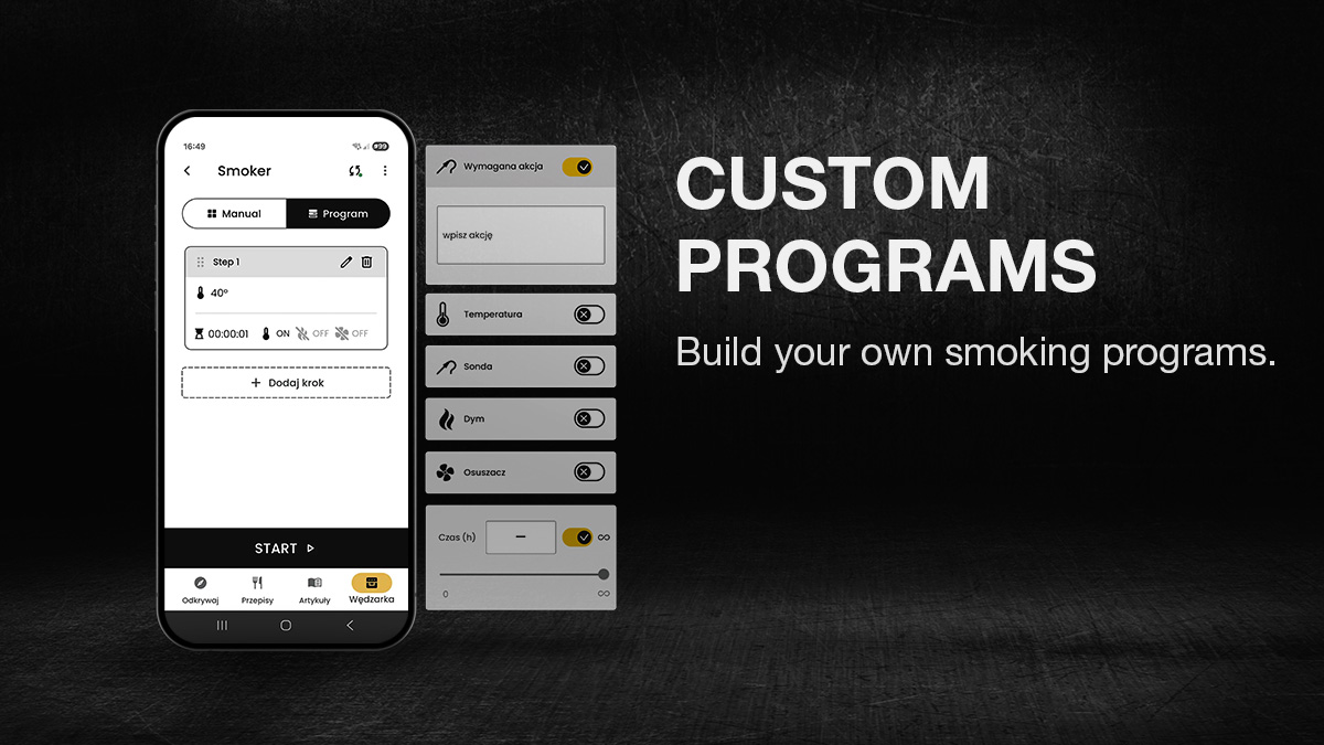 Creating step-by-step programs