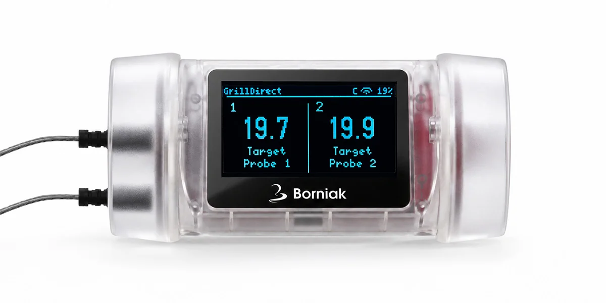 GrillDirect with two connected temperature probes