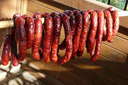 Wild boar sausage