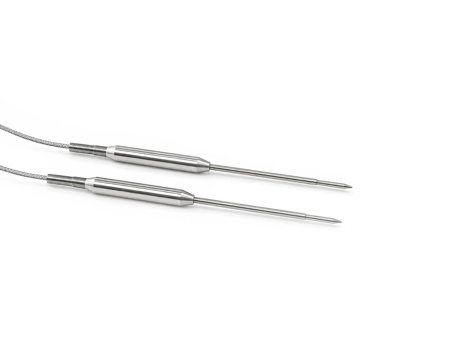 Two Borniak product temperature probes
